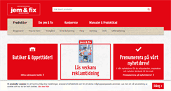Desktop Screenshot of jemfix.se