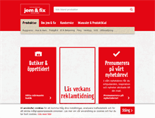 Tablet Screenshot of jemfix.se